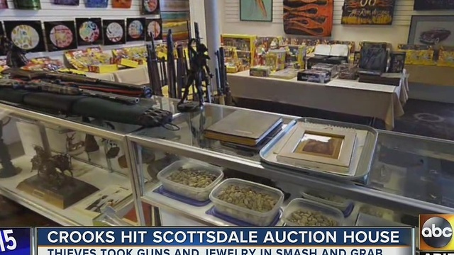 Auction house targeted by thieves in Scottsdale