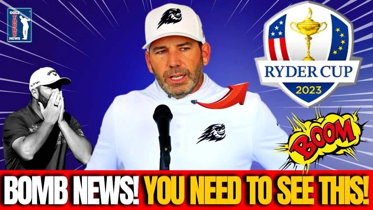 👉 🏆 RYDER CUP 2023 🔔 YOU WON'T BELIEVE IT! SERGIO GARCIA JUST EXPLODED THIS BOMB! 🚨GOLF NEWS!