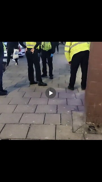 Why do you need a whole squad of police to arrest a small child? Just the absolute state of the UK.