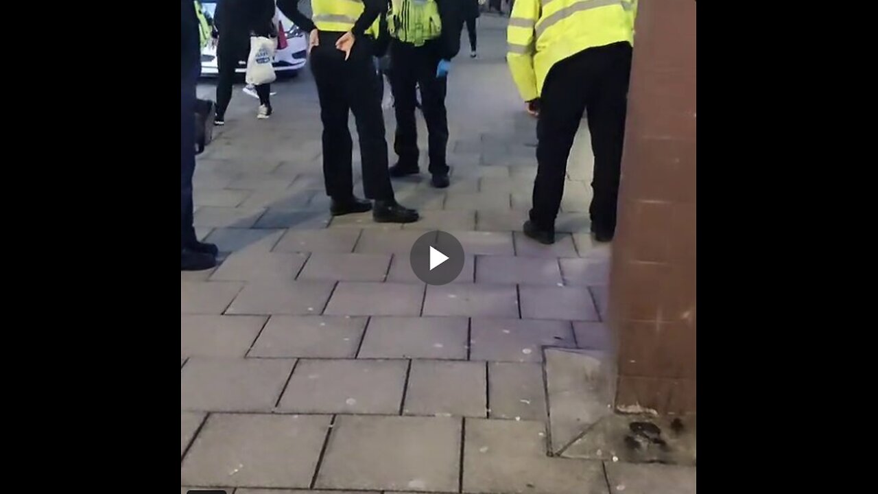 Why do you need a whole squad of police to arrest a small child? Just the absolute state of the UK.