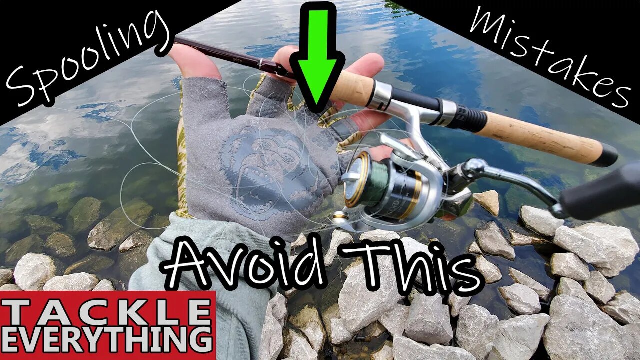 MISTAKES to AVOID (Spooling a Spinning Reel WITHOUT Line Twists)