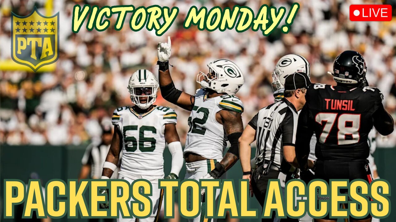 Packers Total Access Live VICTORY MONDAY! | Green Bay Packers vs Houston Texans Highlights