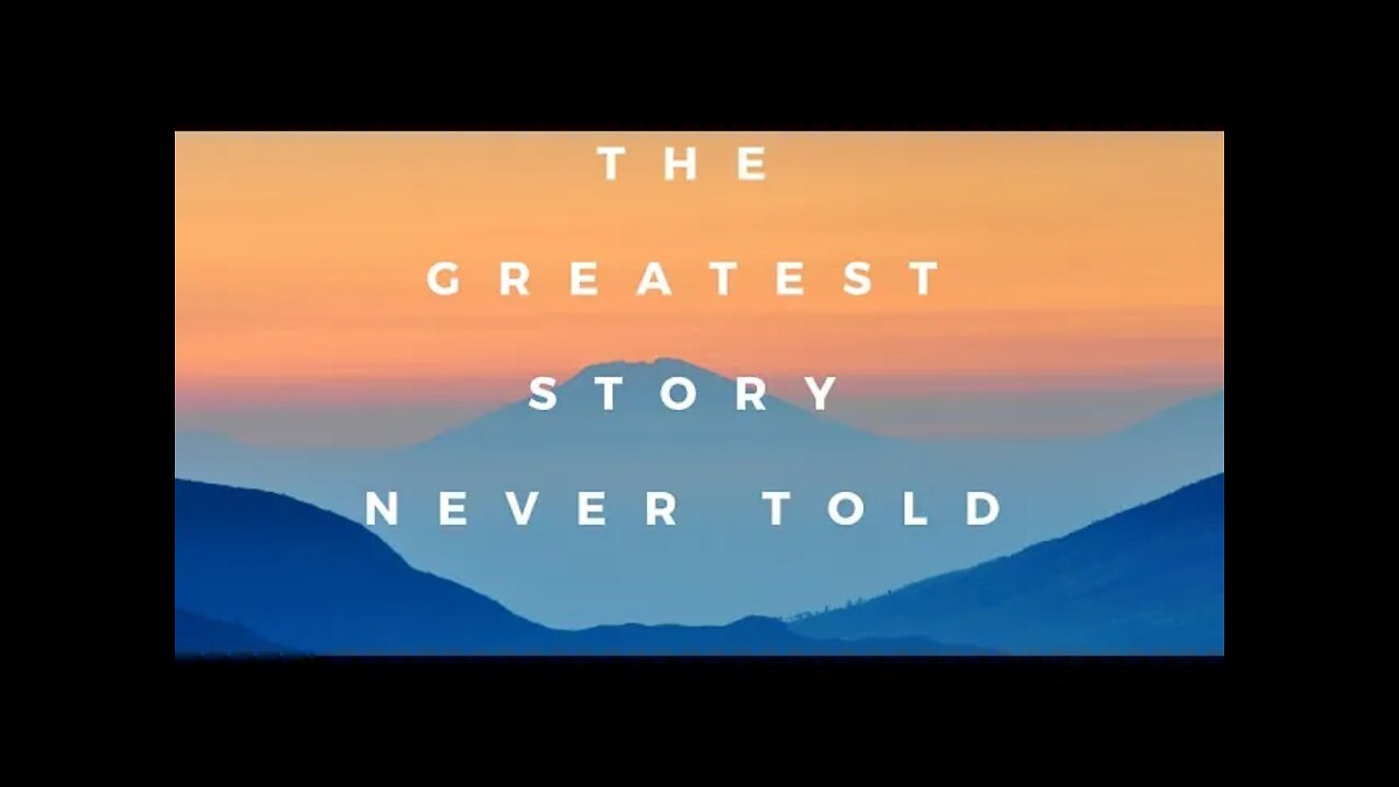 The greatest story never told! (and it ain't Jesus' OR Hitler's!)