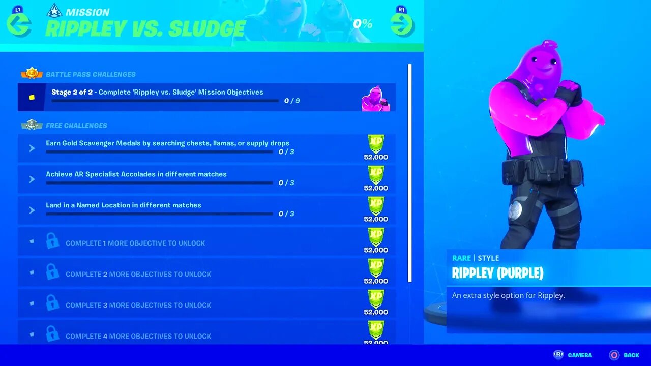 *EXTRA* OVERTIME REWARDS in Fortnite! (Corrupted Purple Rippley)