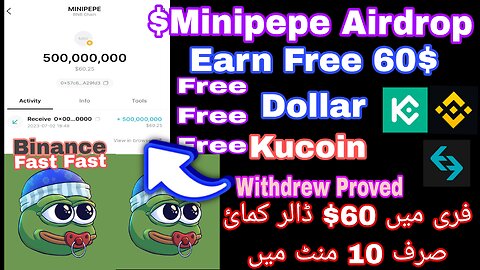 Online Earning Without Investment//Crypto Airdrop free//Withdrew prove