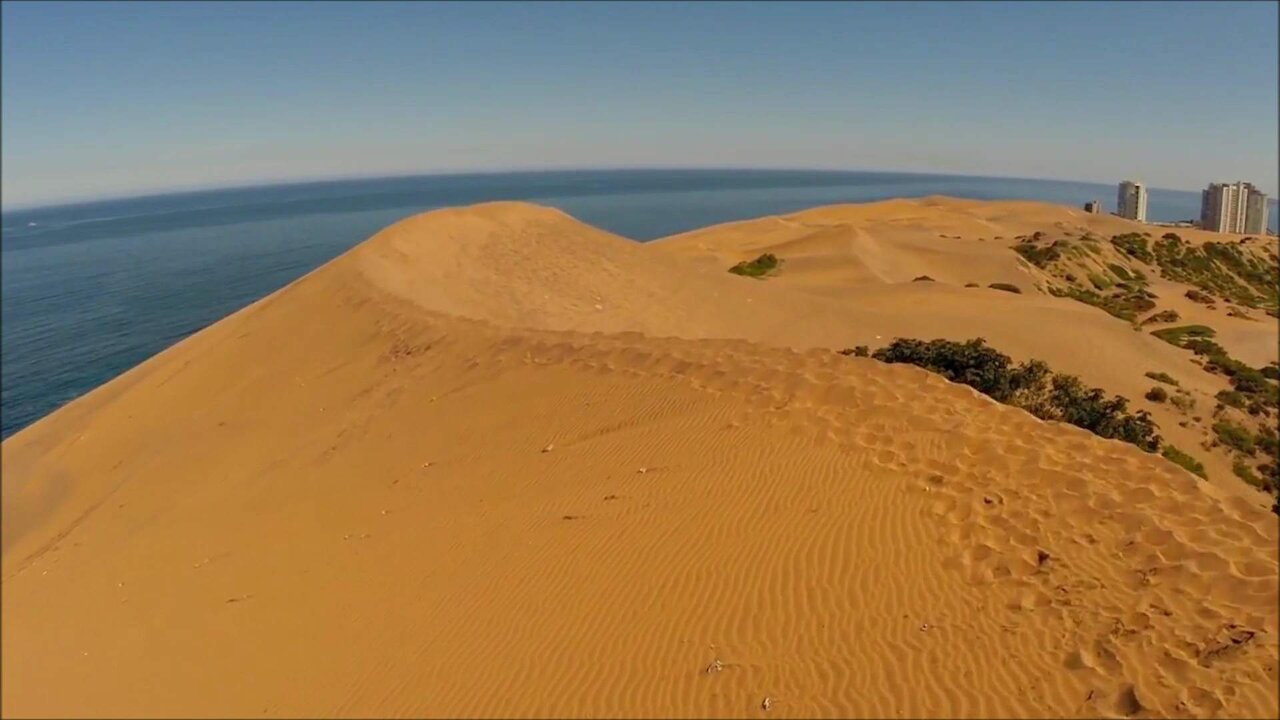 Concon city and beach in Chile