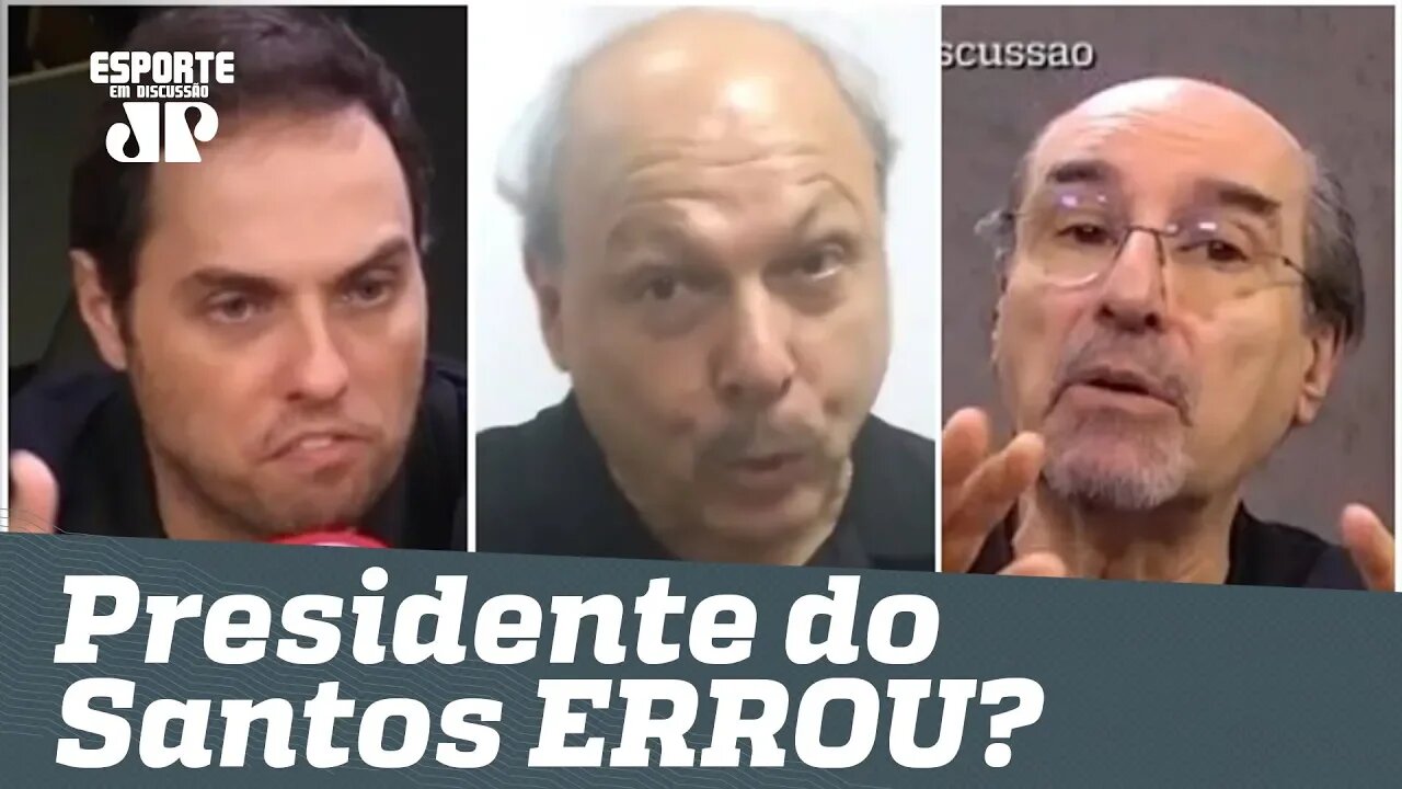 "Vamos MATAR os GAMBÁS!" Presidente do Santos ERROU ao ZOAR o Corinthians? Jornalistas DIVERGEM!