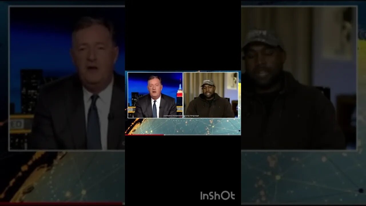 Kanye West on Piers Morgan Mocks His Accent #shorts #kanyewest #piersmorgan