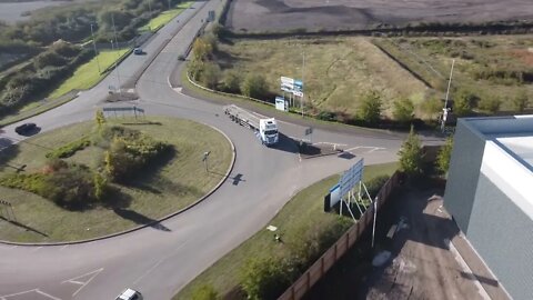 Truck Compilation #1 Llanwern Ring Road - #truck #trucking - Welsh Drones