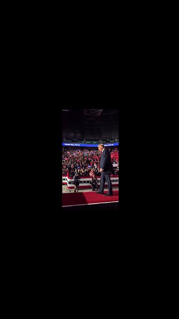 President Trump walks out to 🎹 UNDERTAKER Theme Song at 3rd Rally Today 11/2/24