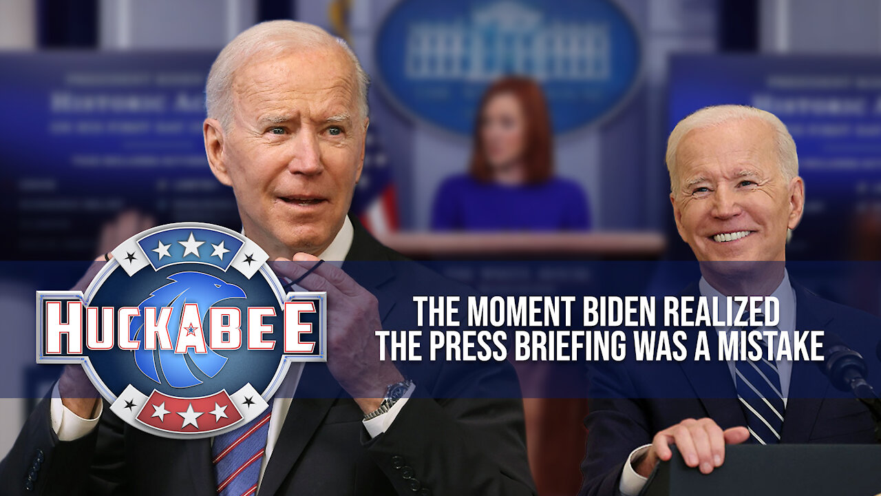 The Moment Biden Realized The Press Briefing Was A Mistake | FOTM | Huckabee