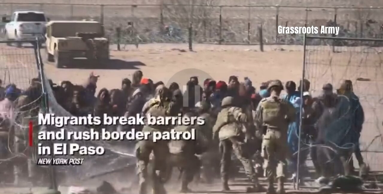 Border Being Overrun Today In El Paso, Texas