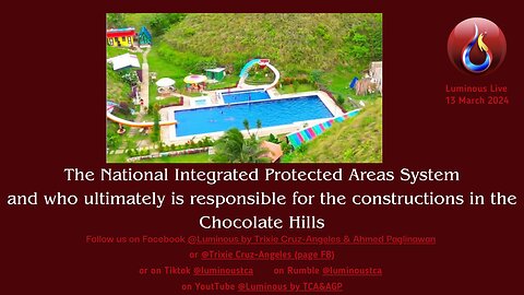 Follow up on the Chocolate Hills issue