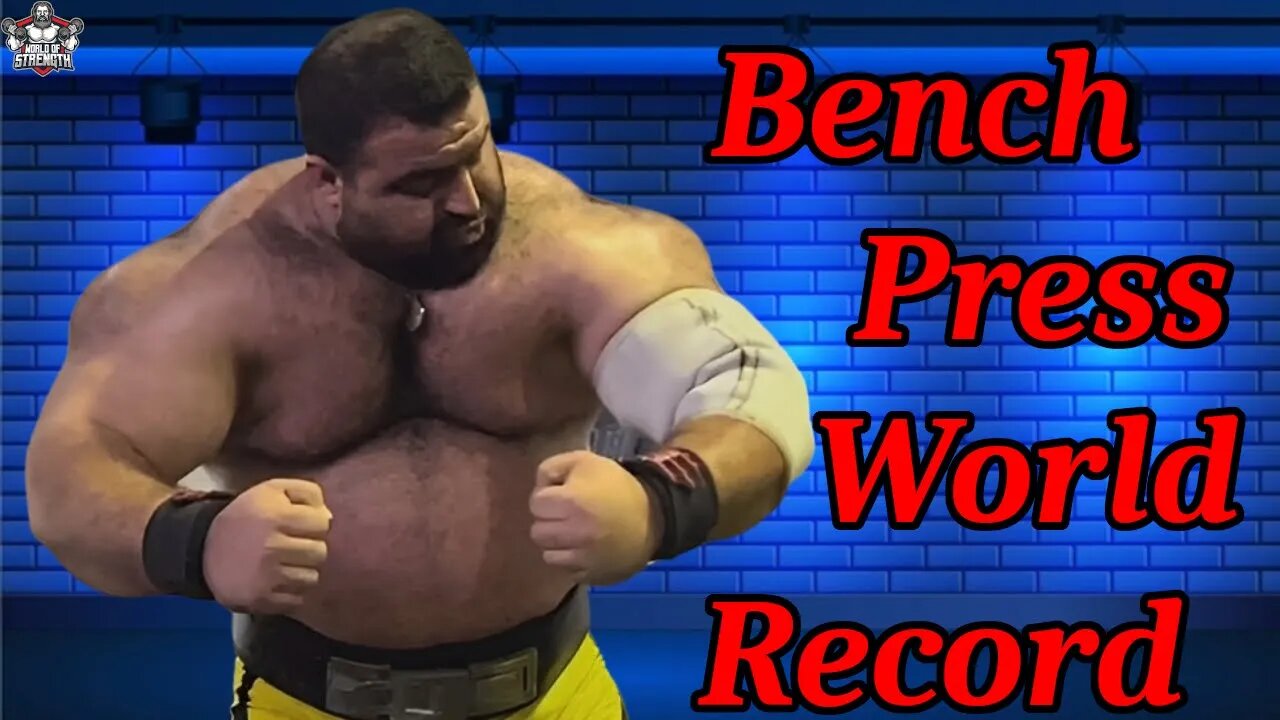 The First Man to Bench Press 804lbs/365 kg RAW