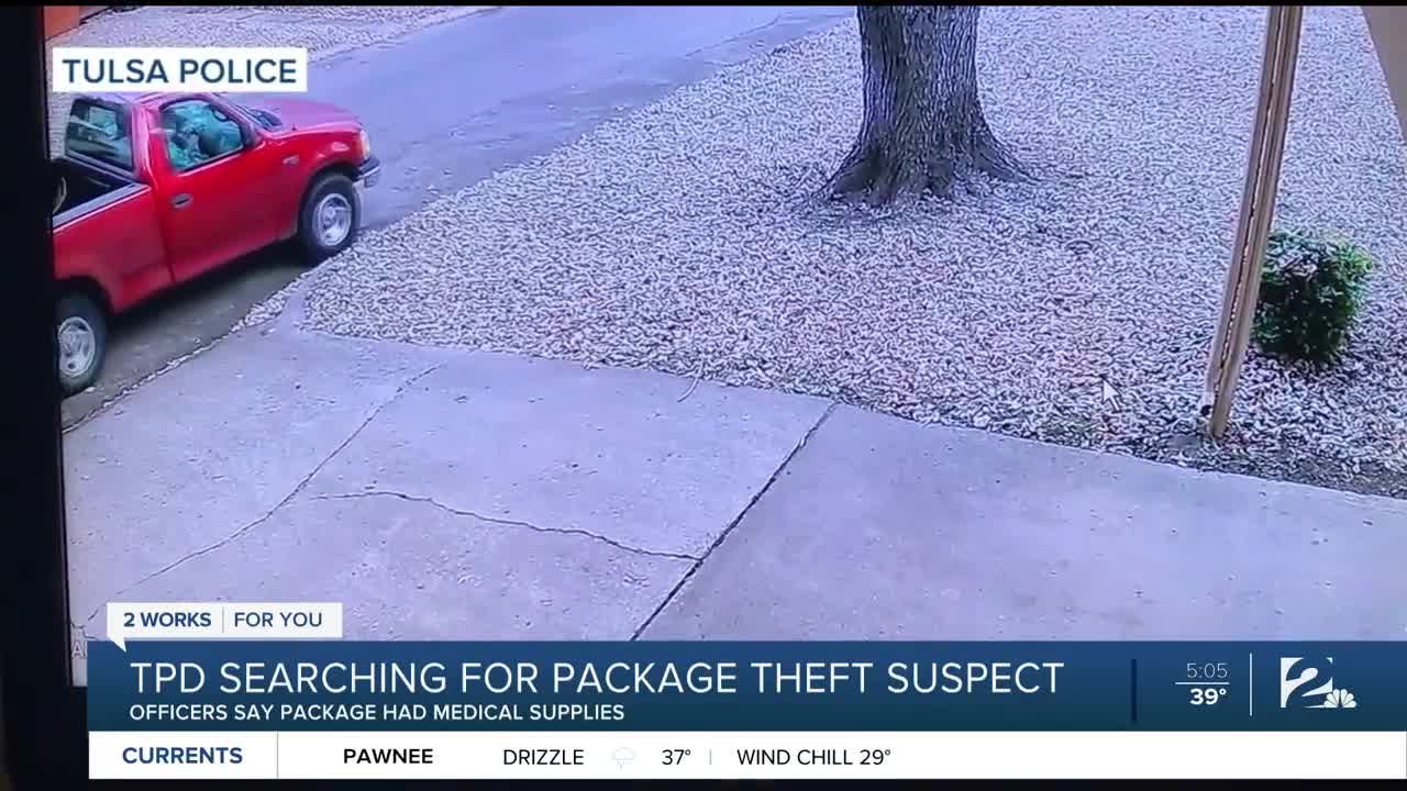 TPD searching for package theft suspect
