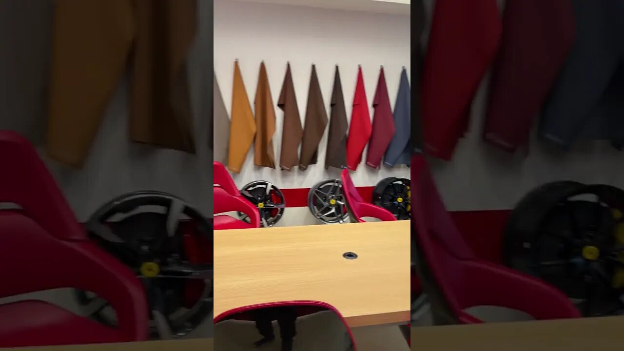 Amazing interior choices you can get in your New Ferrari