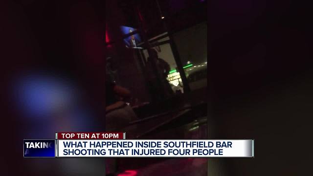 Dramatic video shows shooting inside Southfield bar