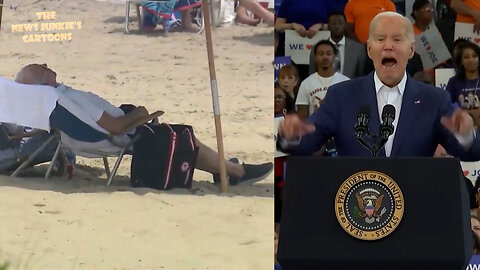 Just 4 weeks ago: "There's a lot of speculation. What's Joe Biden going to do? Is he going to drop out? Here's my - I am running!.. That's a fact, not a joke!" He's on the beach now, doing nothing, and nobody cares.