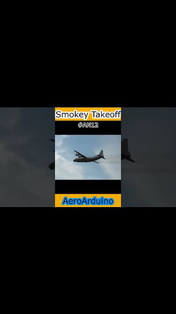 Watch Smokey Ukrainian Giant Takeoff #Aviation #Fly #AeroArduino