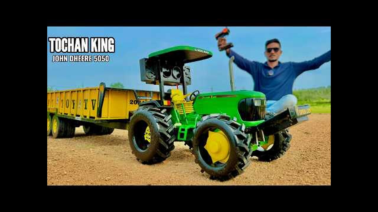 RC Tochan King John Deere 5050 Tractor Unboxing - Chatpat toy TV