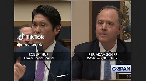 Treasonous Schiff Accuses Hur of Making A Political Choice In His Assessment of Biden