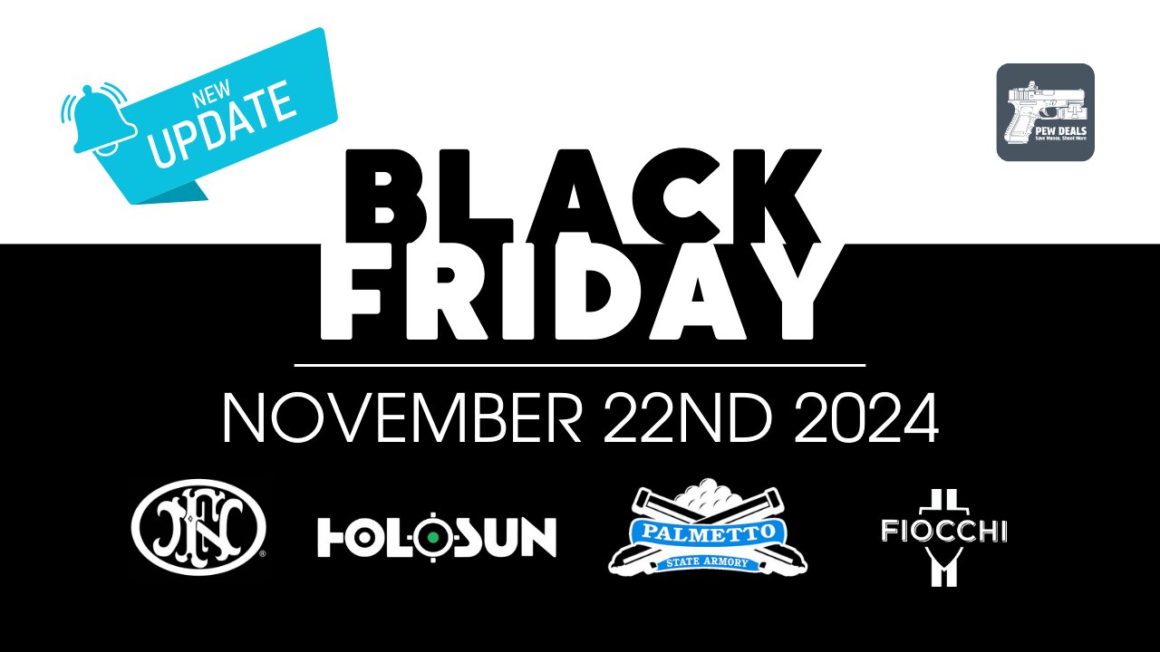 Black Friday Gun Sales 2024 - #blackfriday #edc #holosun #fiocchi #fn509