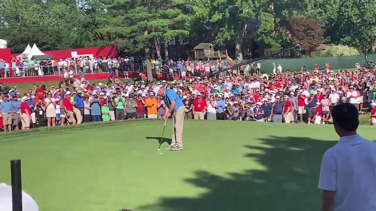 Nate Lashley wins the inaugural Rocket Mortgage Classic in Detroit