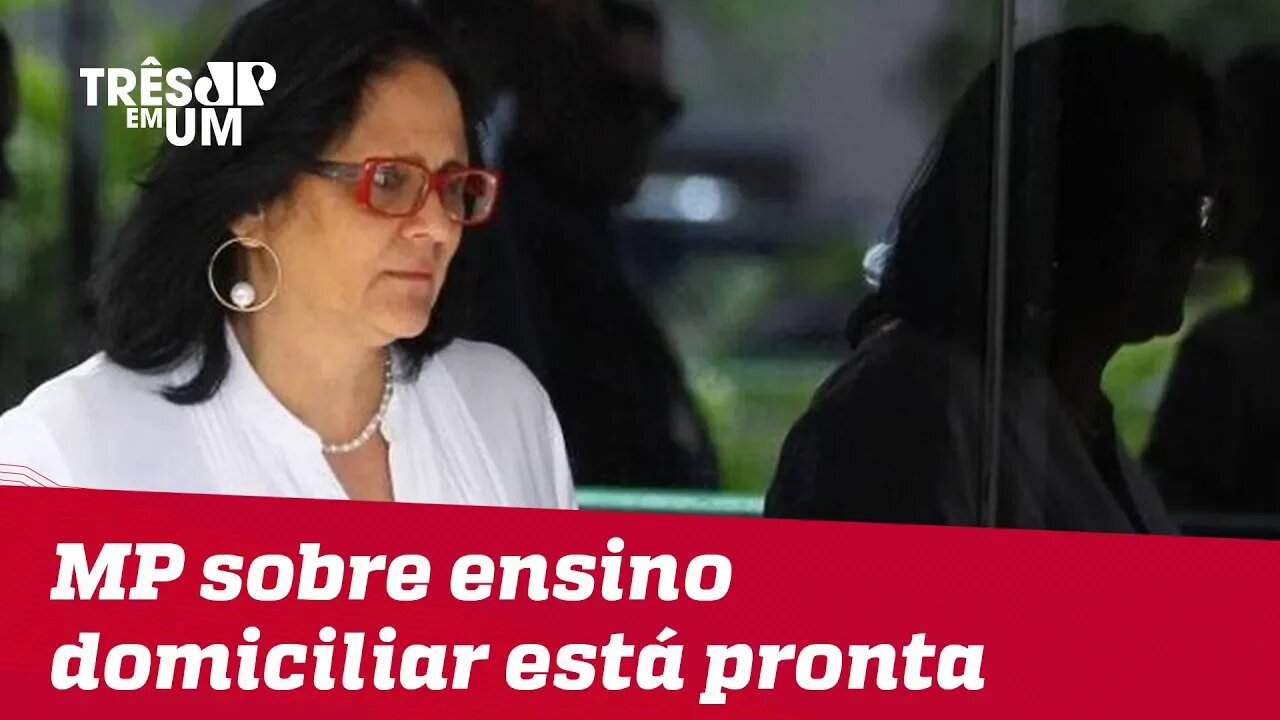 Medida Provisória sobre ensino domiciliar está pronta, diz Damares Alves