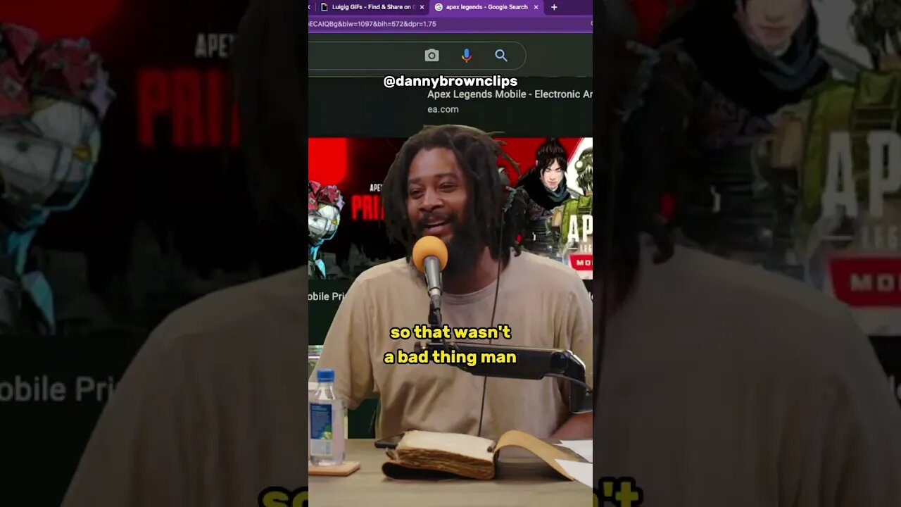 Apex Legends Is Lit - Danny Brown Show Clips #shorts #podcast #funny