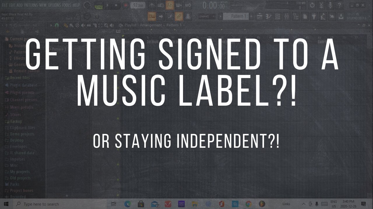 Should You Focus On Getting Signed As An Artist?