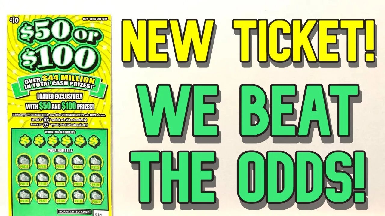 We WIN on this BRAND NEW Scratch Off from the New York State Lottery | $50 or $100