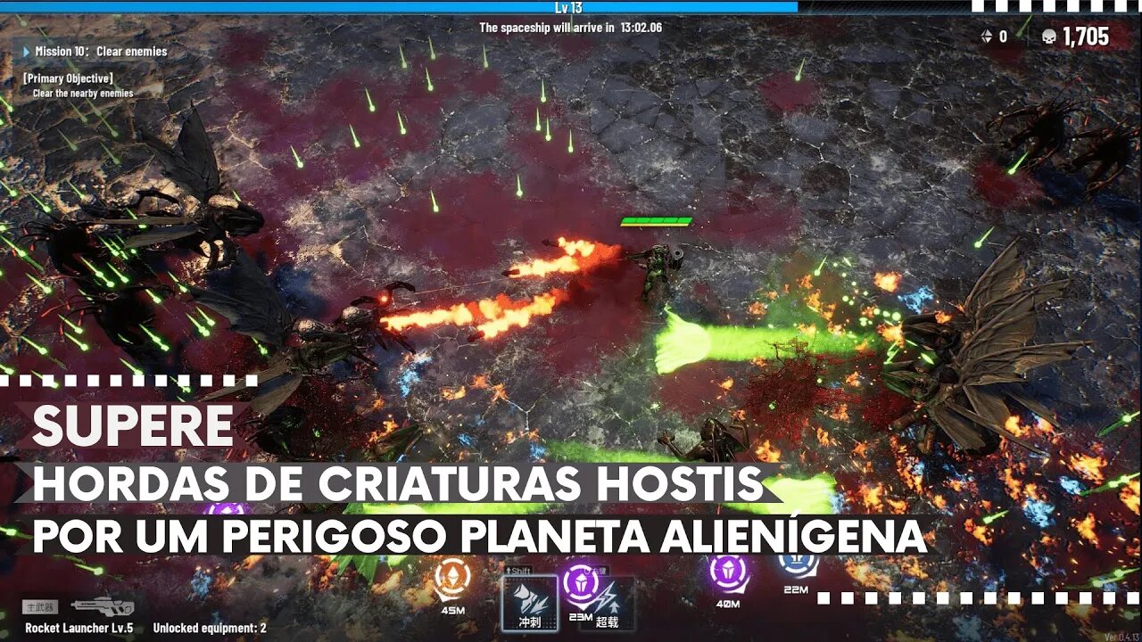 Greedland - Elimine Hordas de Criaturas Hostis por um Planeta Alienígena em Constante Mudança