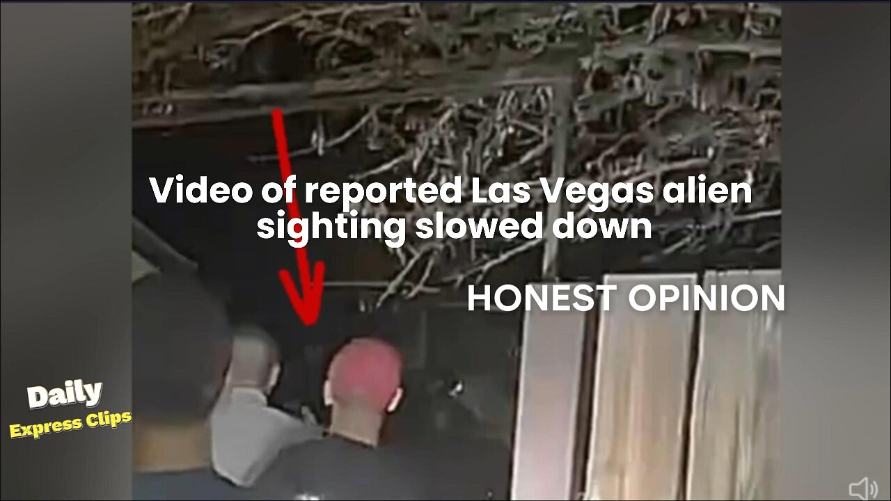 Video of reported Las Vegas alien sighting slowed