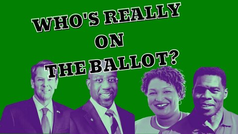 Who's really on the ballot in Georgia?