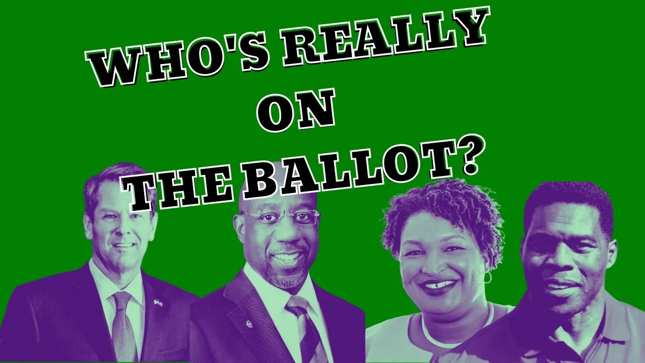 Who's really on the ballot in Georgia?