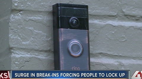 Surge in break-ins forcing people to lock up