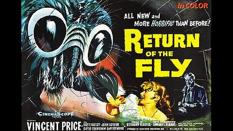 RETURN OF THE FLY 1959 in COLOR Sequel to The Fly Revisits the Matter Transporter FULL MOVIE