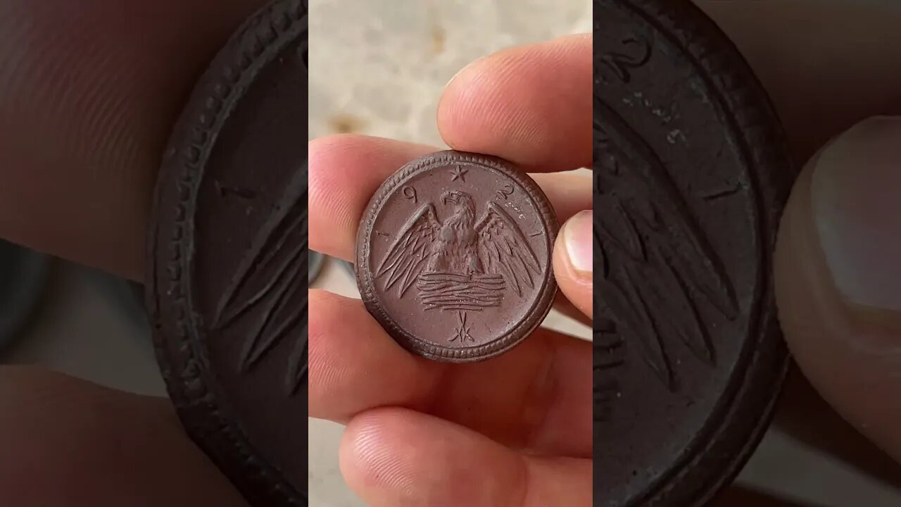 German Desperate Emergency Coin Made From Clay, Insane #coincollecting #coin #silver #money #coins