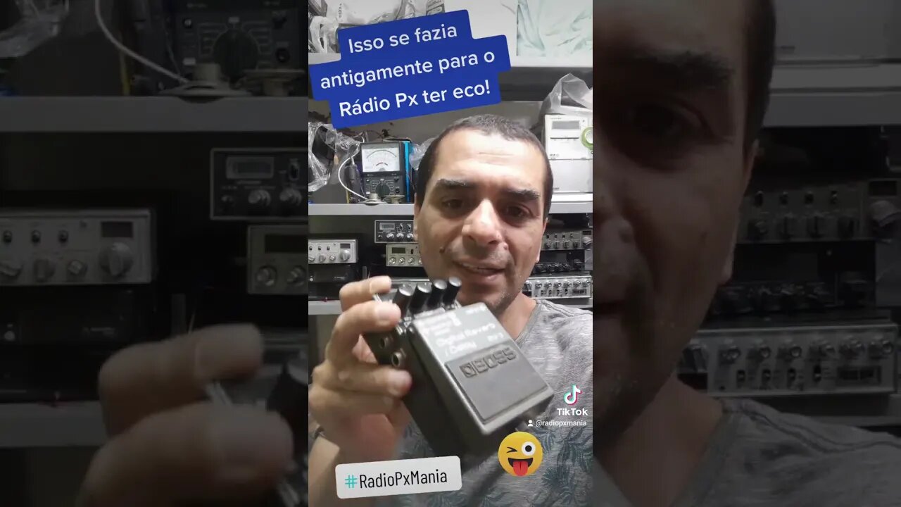 Isso se fazia antigamente para o Rádio Px ter eco!