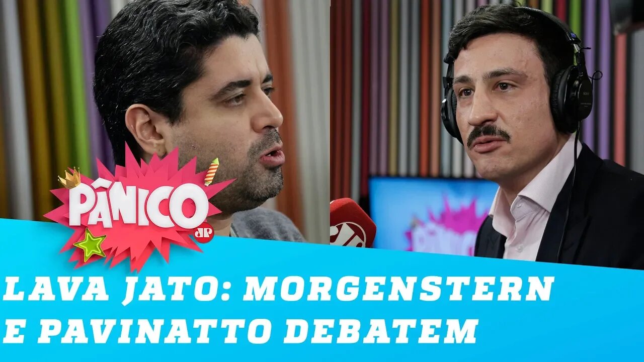 Flavio Morgenstern e Tiago Pavinatto discutem sobre a Lava Jato