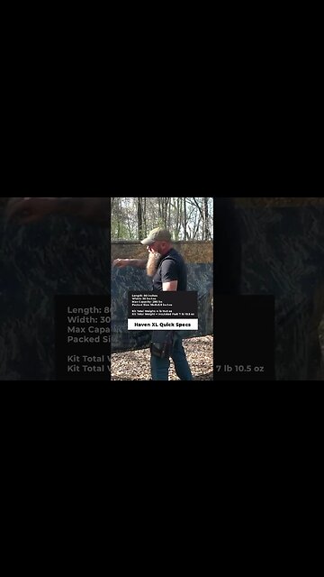 Hammock and Tent in ONE: Haven XL Quick Specs