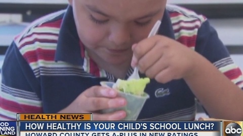 Howard County gets top grade in new Maryland school lunch study