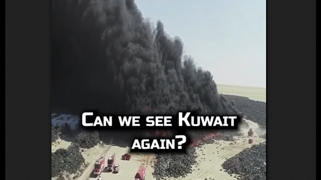 There is NO Climate Emergency - 42 Million Tires Burned Daily In Kuwait - HaloRock