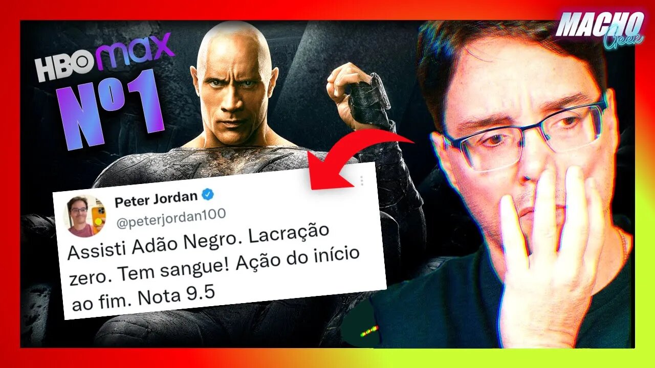 EI NERD TINHA RAZÃO? ADÃO NEGRO É O MAIS ASSISTIDO NA HBO!