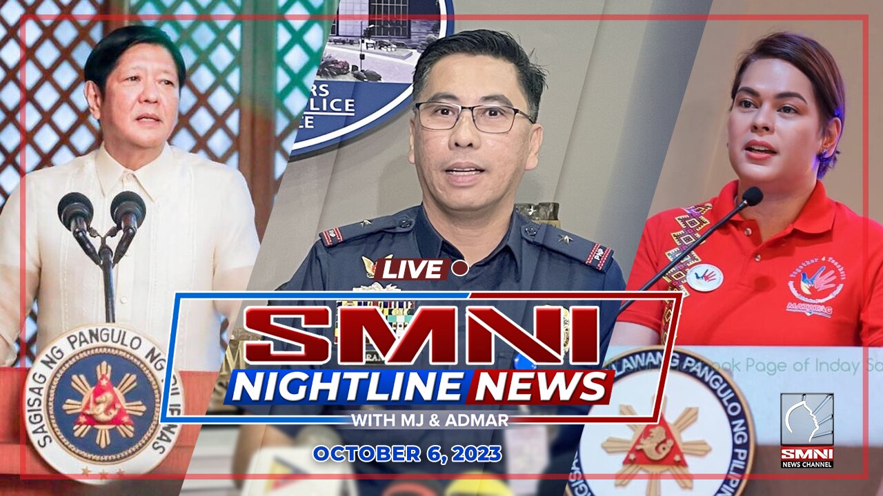 SMNI Nightline News with Admar Vilando & MJ Mondejar | October 6, 2023