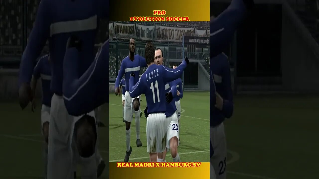 PES 05 #01 REAL MADRI X Hamburg SV #semedissaum #pes05 #games