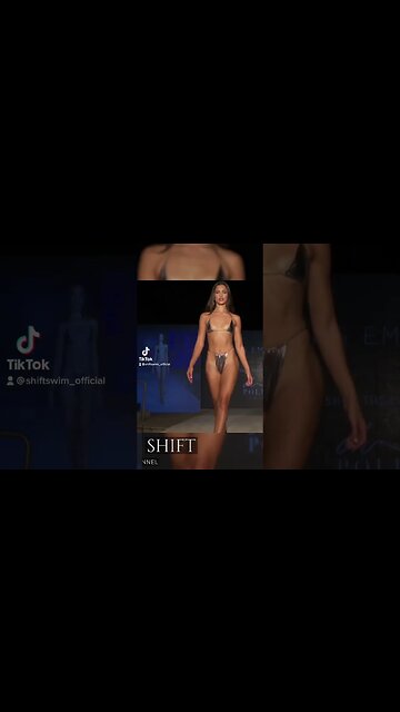 Metallic bikini and Kaylin Baer #ohpolly #shorts #bikinimodel