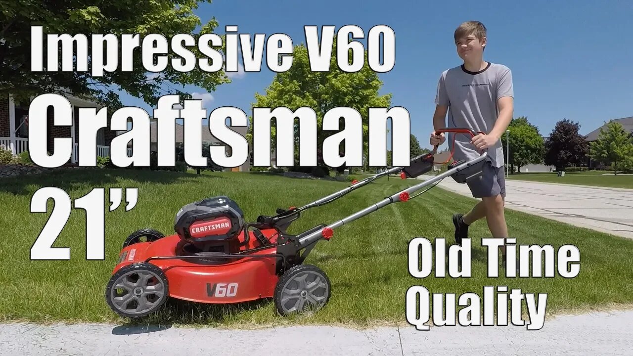 CRAFTSMAN V60 60-Volt Self-propelled 21-inch Lawn Mower Review Model # CMCMW270Z1