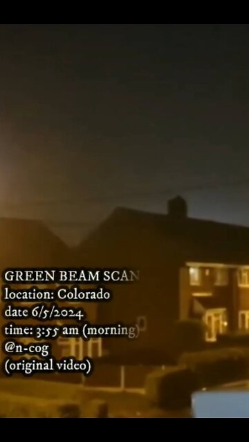Somewhere in Colorado Last night 3:55 am 6/5/2024 LiDAR Scanning.