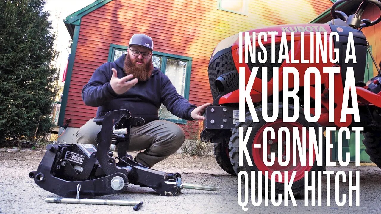 Kubota K-Connect Front PTO and Snowblower Install